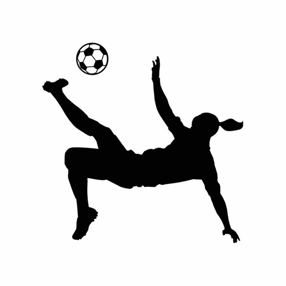 Girl Playing Soccer Cut-out PNG & SVG Design For T-Shirts