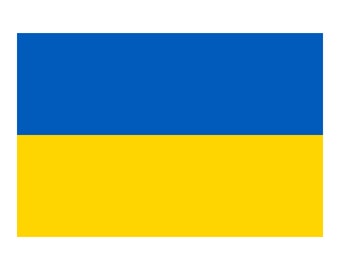 Ukraine Flag Vector Graphic, CNC Clipart (Digital Download)