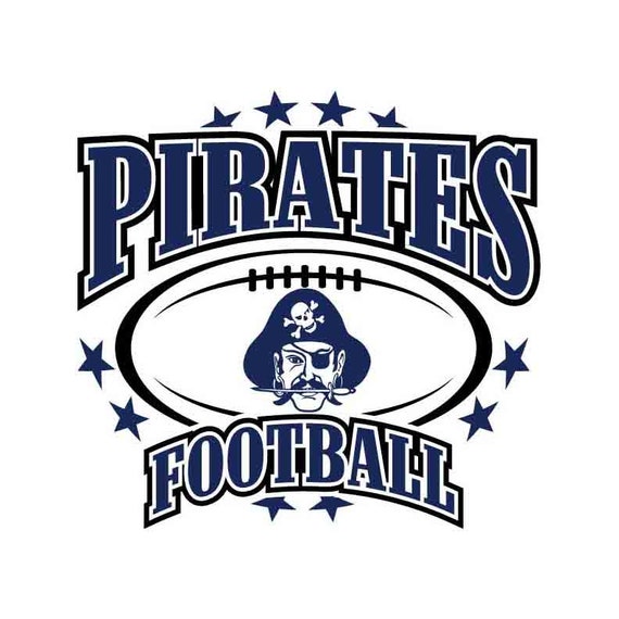 Pirates Football With Mascot Instant Download 1 Vector Eps Etsy