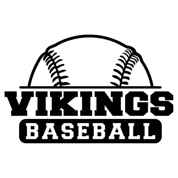 Vikings Baseball Vector Eps Dxf Svg Png Vinyl Cutter Etsy