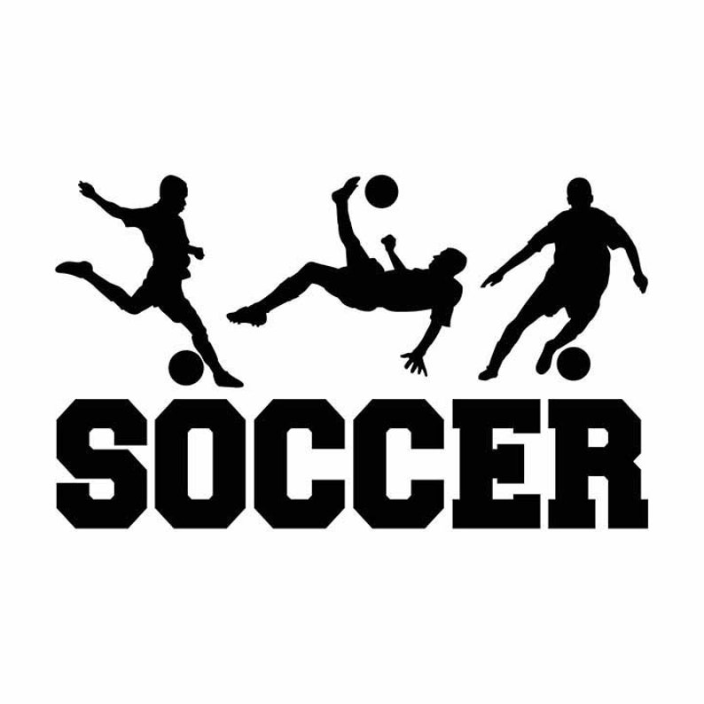 Soccer Players INSTANT DOWNLOAD 1 vector .eps svg & a .png | Etsy