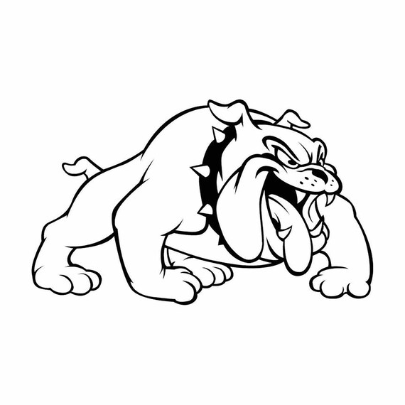 Download Bulldog mascot INSTANT DOWNLOAD 1 vector .eps .dxf .svg ...