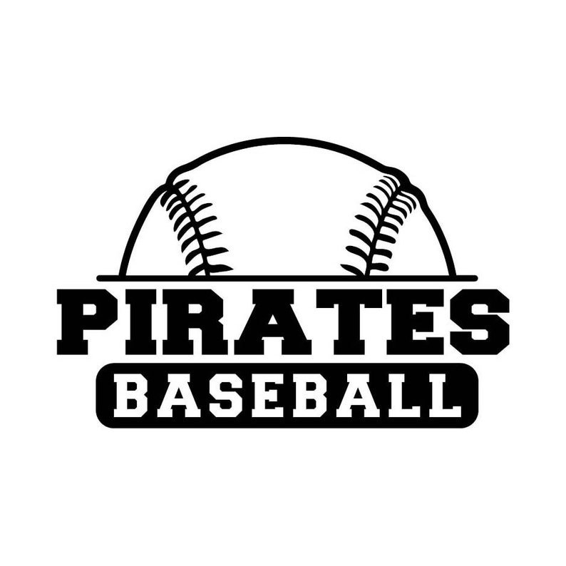 Pirates Baseball vector .eps .dxf .svg & .png Vinyl Cutter Etsy