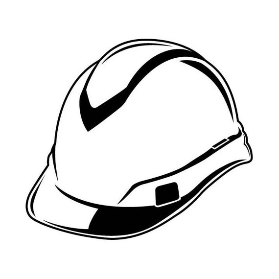 Construction Helmet Hard Hat .eps .svg .dxf & 1 .png Vinyl Etsy