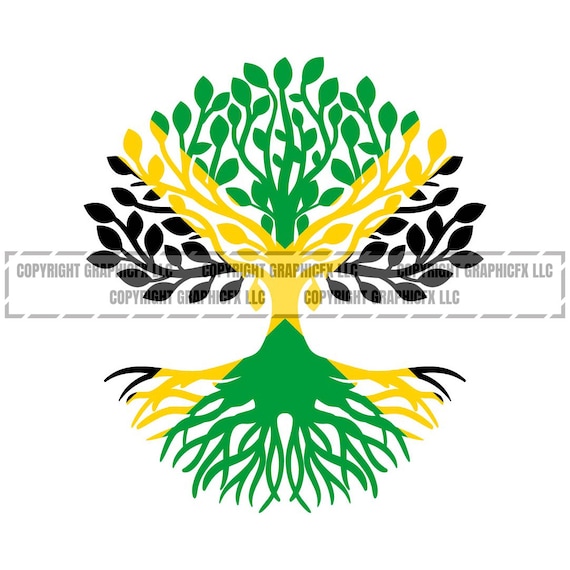 Jamaica Roots Art: Vector Graphic for Vinyl Cutters (digital