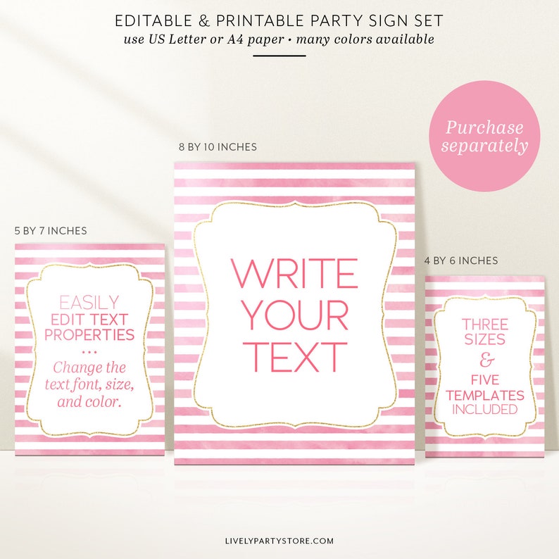 All Letters and Numbers BLUSH FLORAL and WATERCOLOR Alphabet Printable Banner Instant Download. Floral Watercolor