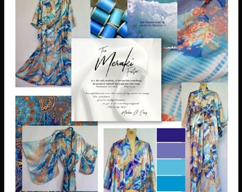 The Meraki Factor’s Watercolor Japanese Inspired Kimono