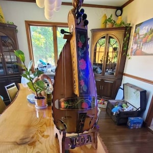 Personalized Hurdy Gurdy Stand