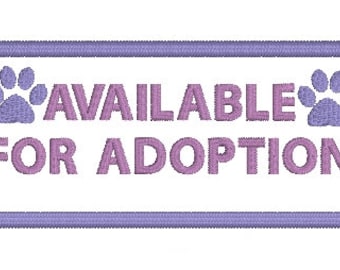 4x4 Hoop Adoption Patches PES ZIP File Only