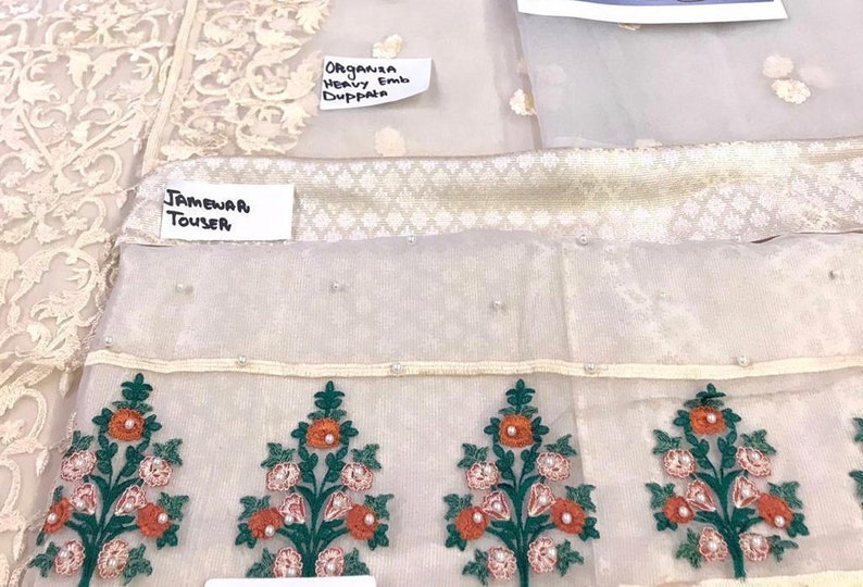 custom stitched embroidered salwar kameez kurti shirt trouser Pakistani Indian Bengali desi Eid Party desi wedding 3 Piece eastern Dress