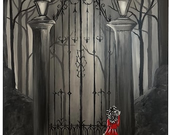 Made to order Rose in a Graveyard print