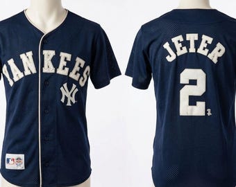 Vintage 90s Starter MLB New York Yankees Baseball Pinstripe Jersey