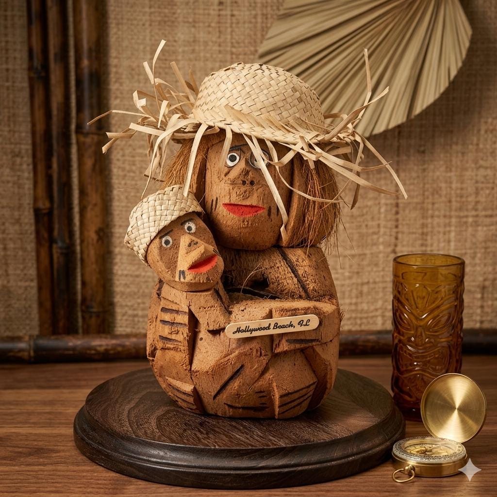ココナッツ様 Tiki Coconut Monkey - Etsy