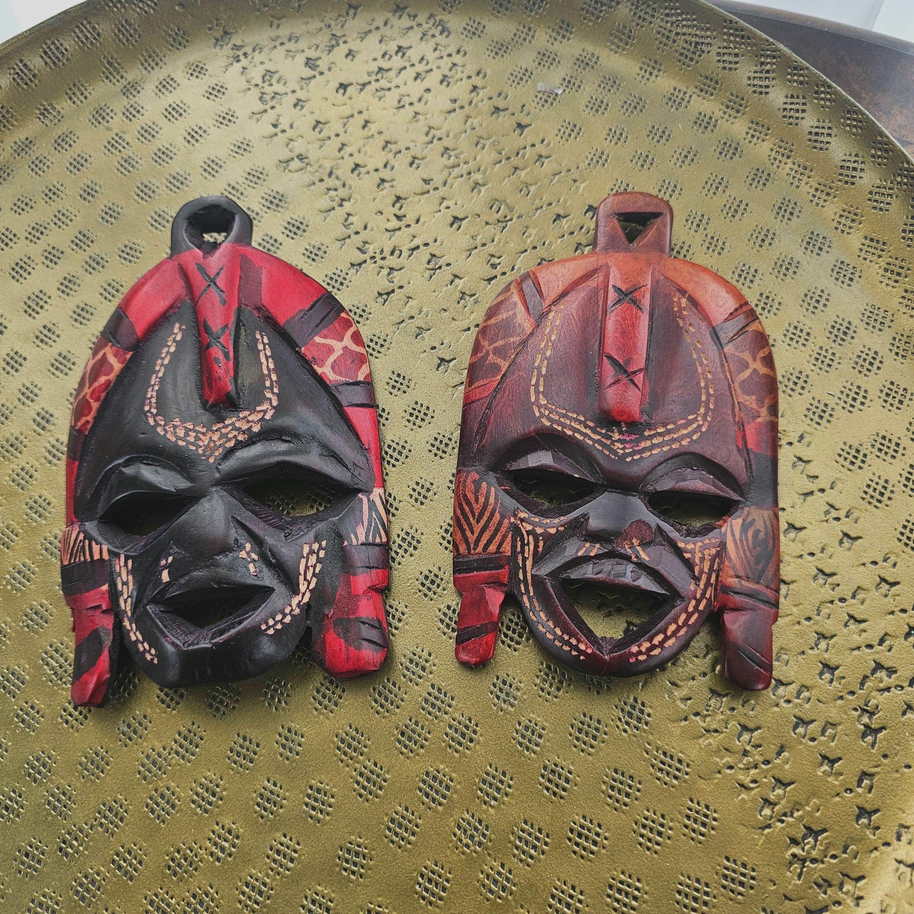 Authentic African Vintage Masks - Etsy