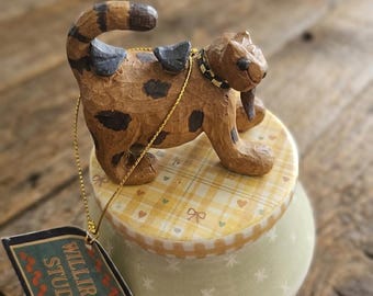 Pot pour bougies coulées Williraye Studio, figurine de chien à collectionner, non parfumée