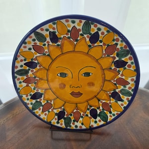 Vintage Mexican Ceramic Sun - Etsy