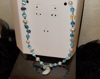 Blue Moon Goddess Mosaic Lunaria