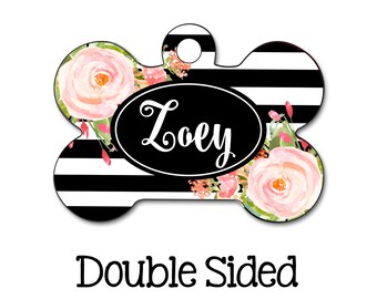 girl dog tag etsy