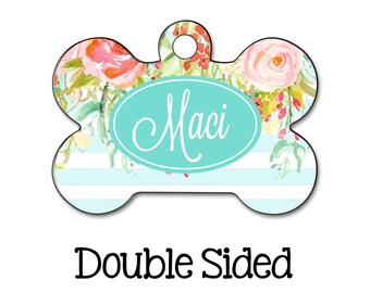 girl dog tag etsy