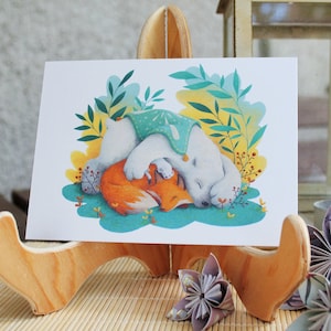 Cozy Nap postcard (Nokoset Sylikkäin -postikortti)