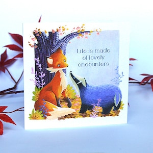 Lovely Friendship postcard