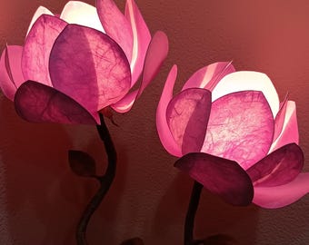 Light Purple Lotus Lamp