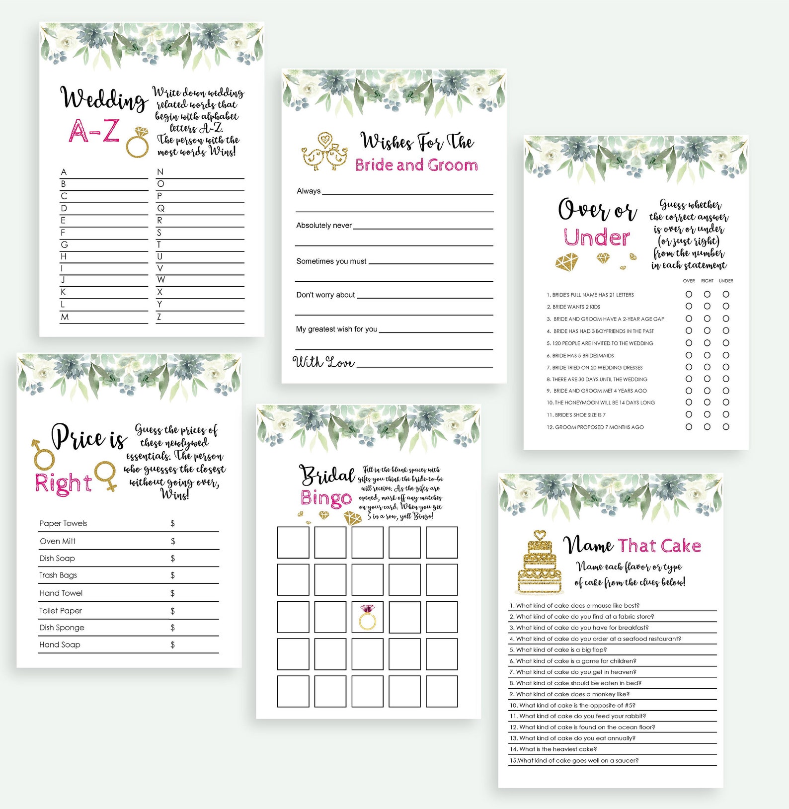 How Well Do You Know the Bride Quiz / Questionnaire Template Etsy