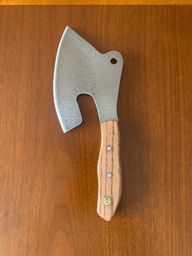 Unique Meat Cleaver Made Fro 100 Year Old Circular Saw Blade Etsy