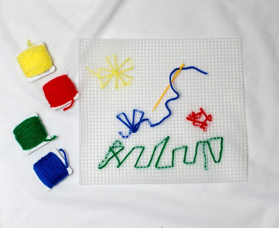 Kids Sewing Kit, Beginner Sewing Set, Preschool Sewing Kit