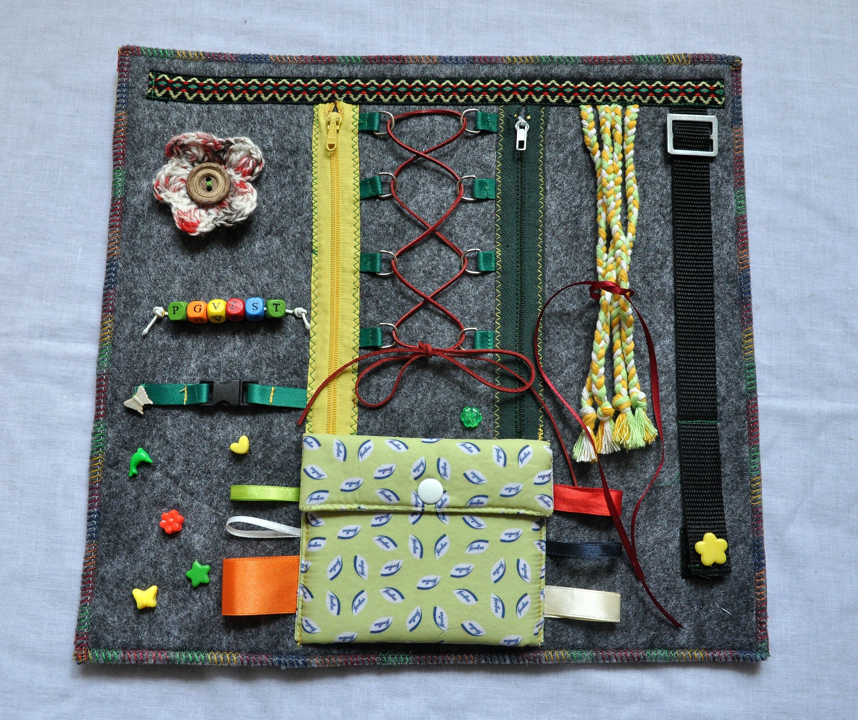 Alzheimers fidget blanket Men busy blanket Sensory lap Etsy