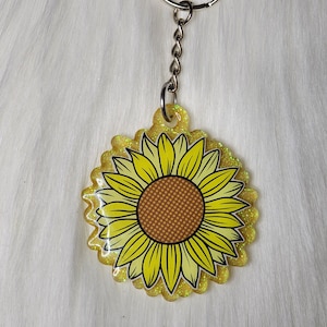 Sunflower Keychain