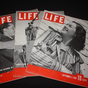 1930s Life Magazine - Etsy