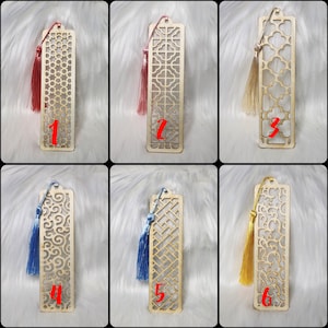 Handcrafted Wooden Bookmark