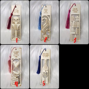Handcrafted Wooden Bookmarks