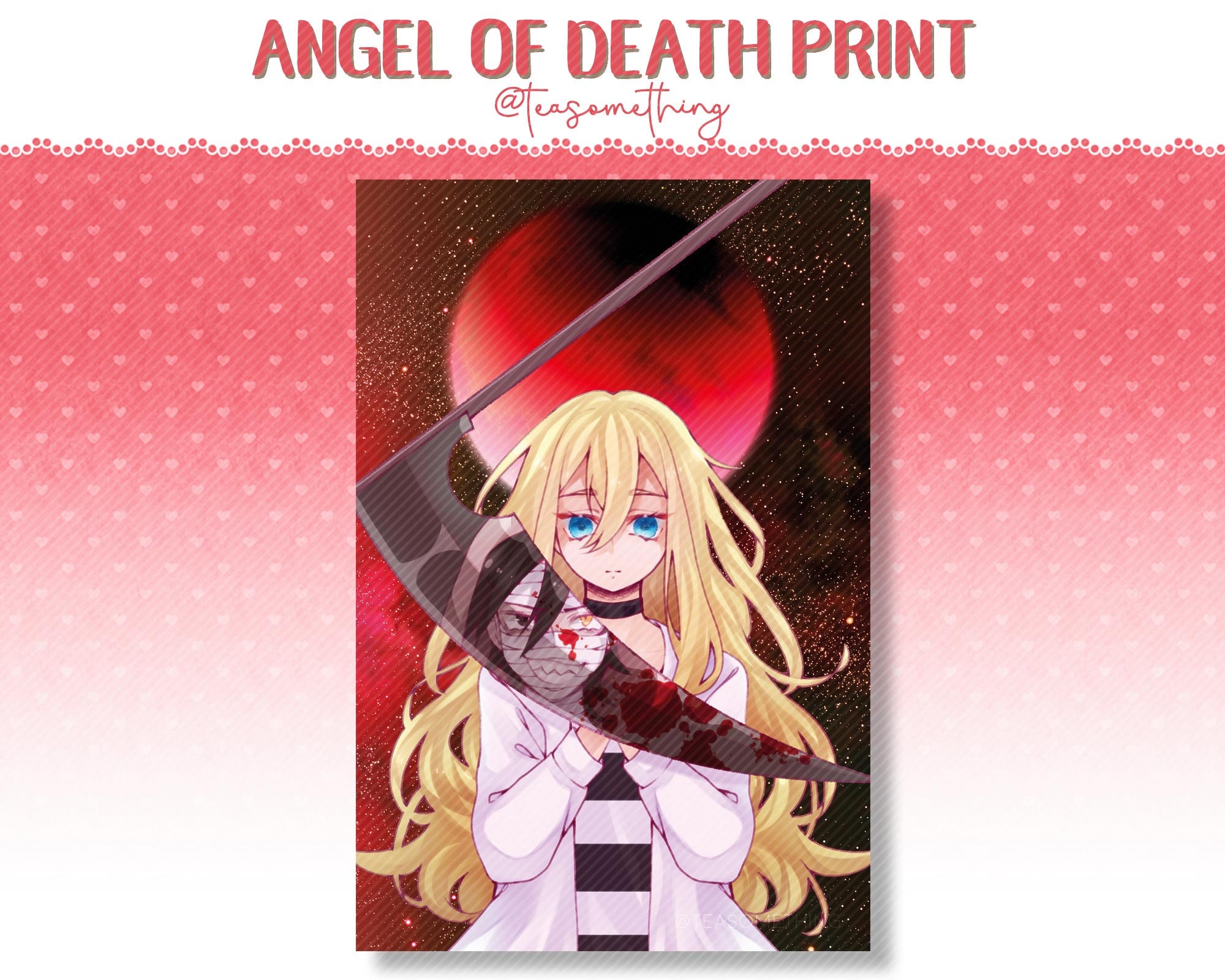 Satsuriku no Tenshi Angels Of Death Anime Canvas Painting Vintage