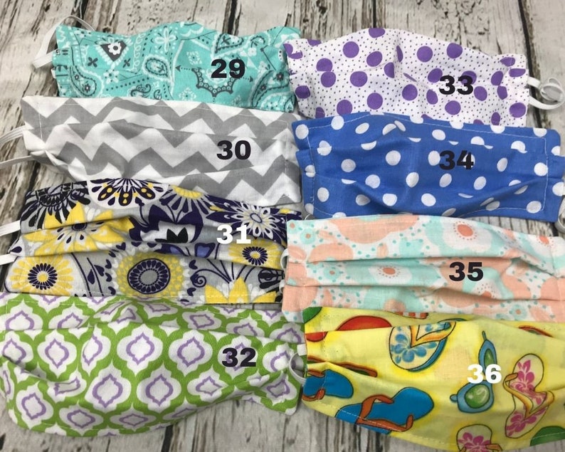 CLOSEOUT SALE Kids Face Masks 60 Designs Child Face Mask Etsy