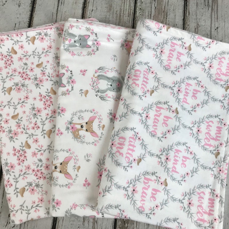 Pixie Lily Jersey Receiving Blanket main image 1