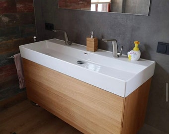 Washbasin oak Vanity unit Bathroom furniture