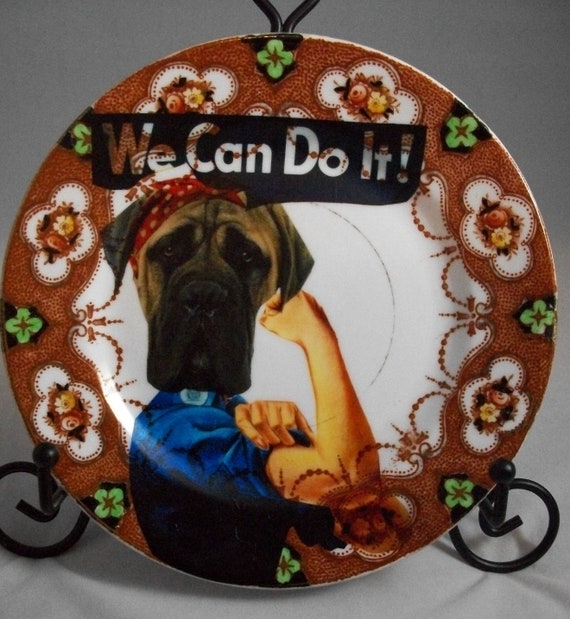 Handbag Table Hook Hanger I Love Mastiffs
