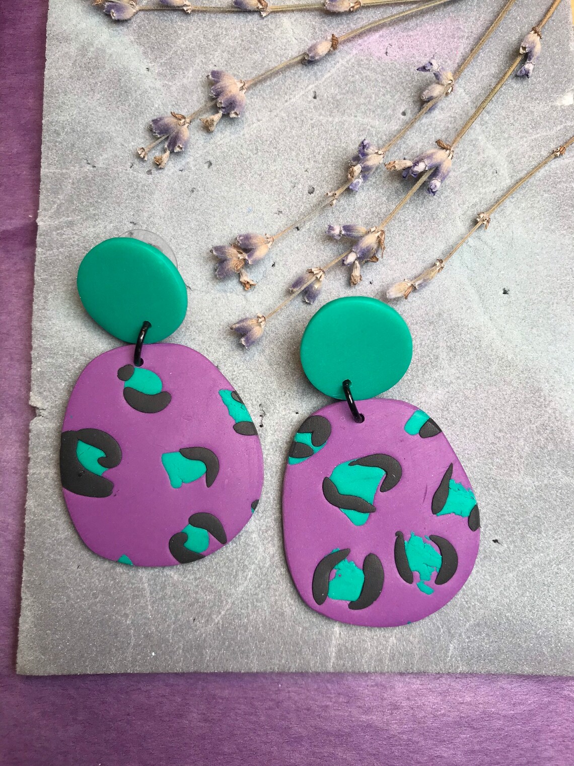 Funky dangle earrings Etsy