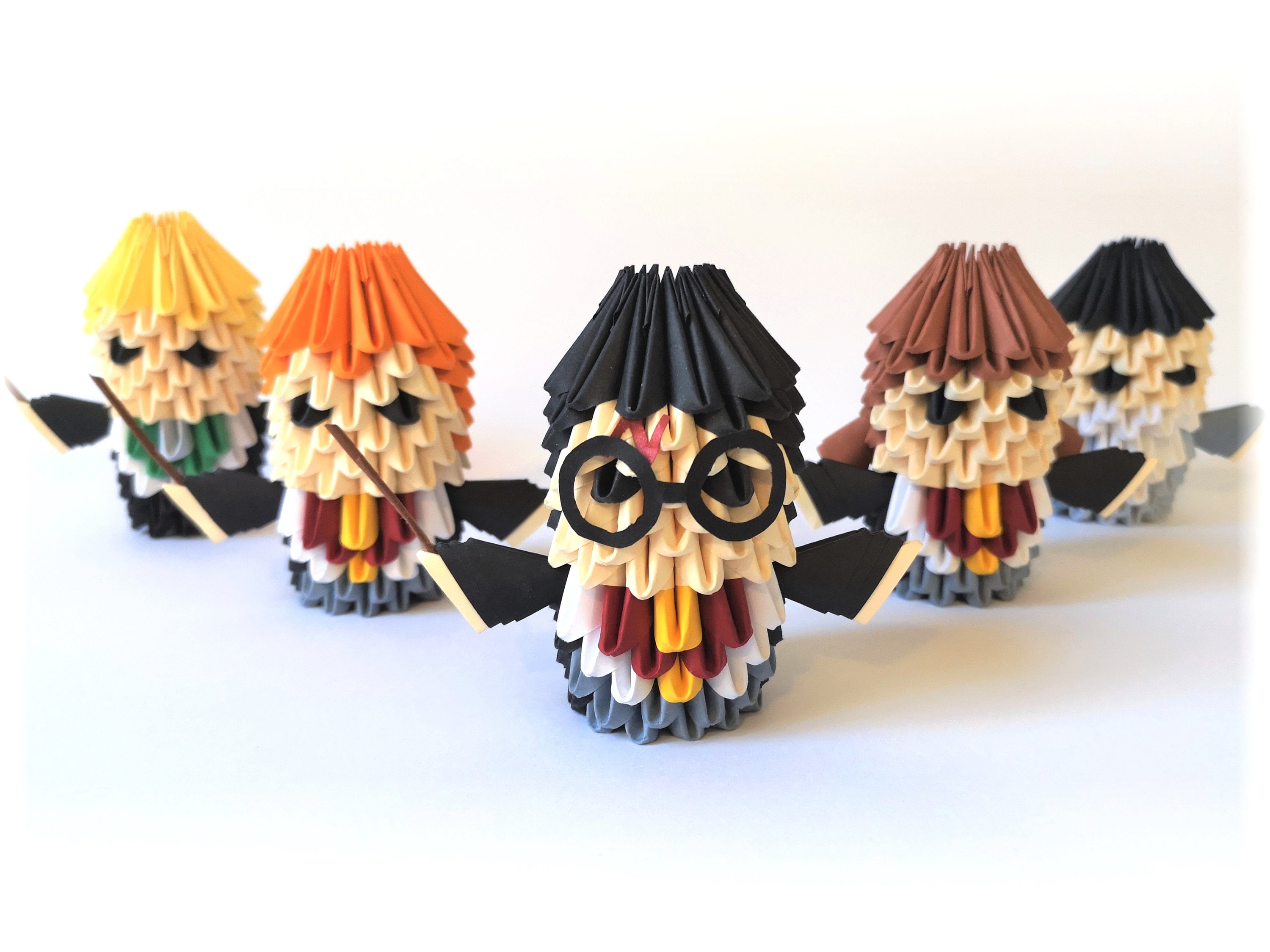 Diy Harry Potter Origami Harry Potter 3D Origami DIY | Etsy