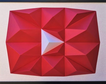 Tableau 3D Origami Wall Art - YouTube