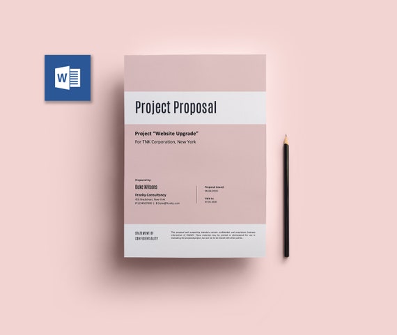 Microsoft Word Project Proposal Template from i.etsystatic.com