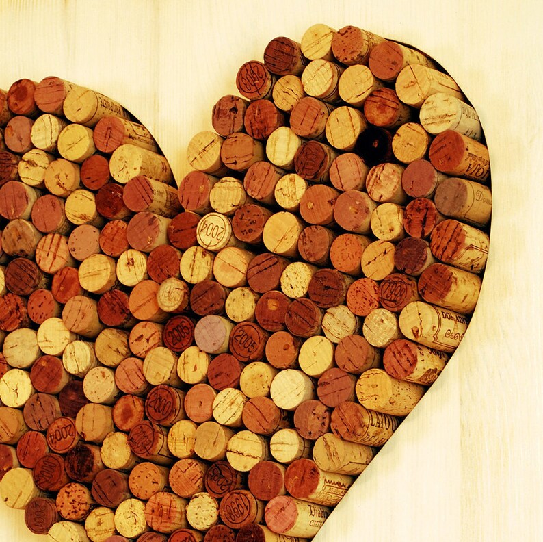 Wine Corks &rsquo;love Heart&rsquo; Wall Hanging - Etsy