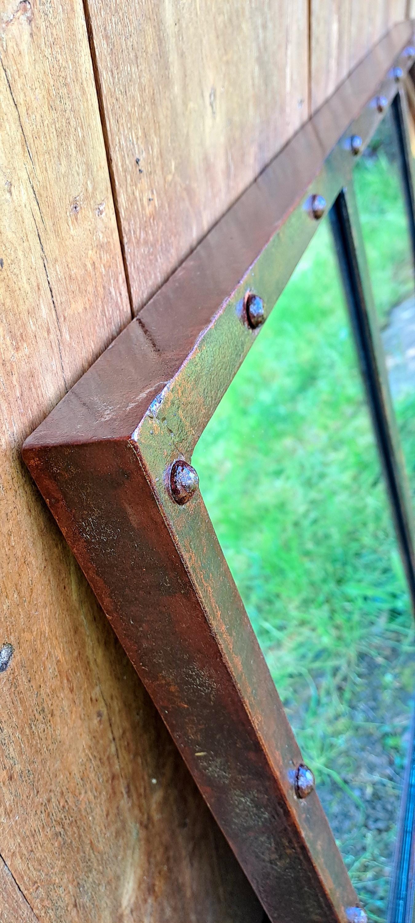 Miroir Verrière Industriel Xl Vintage Loft Design Mirror Rusty Antique Glass