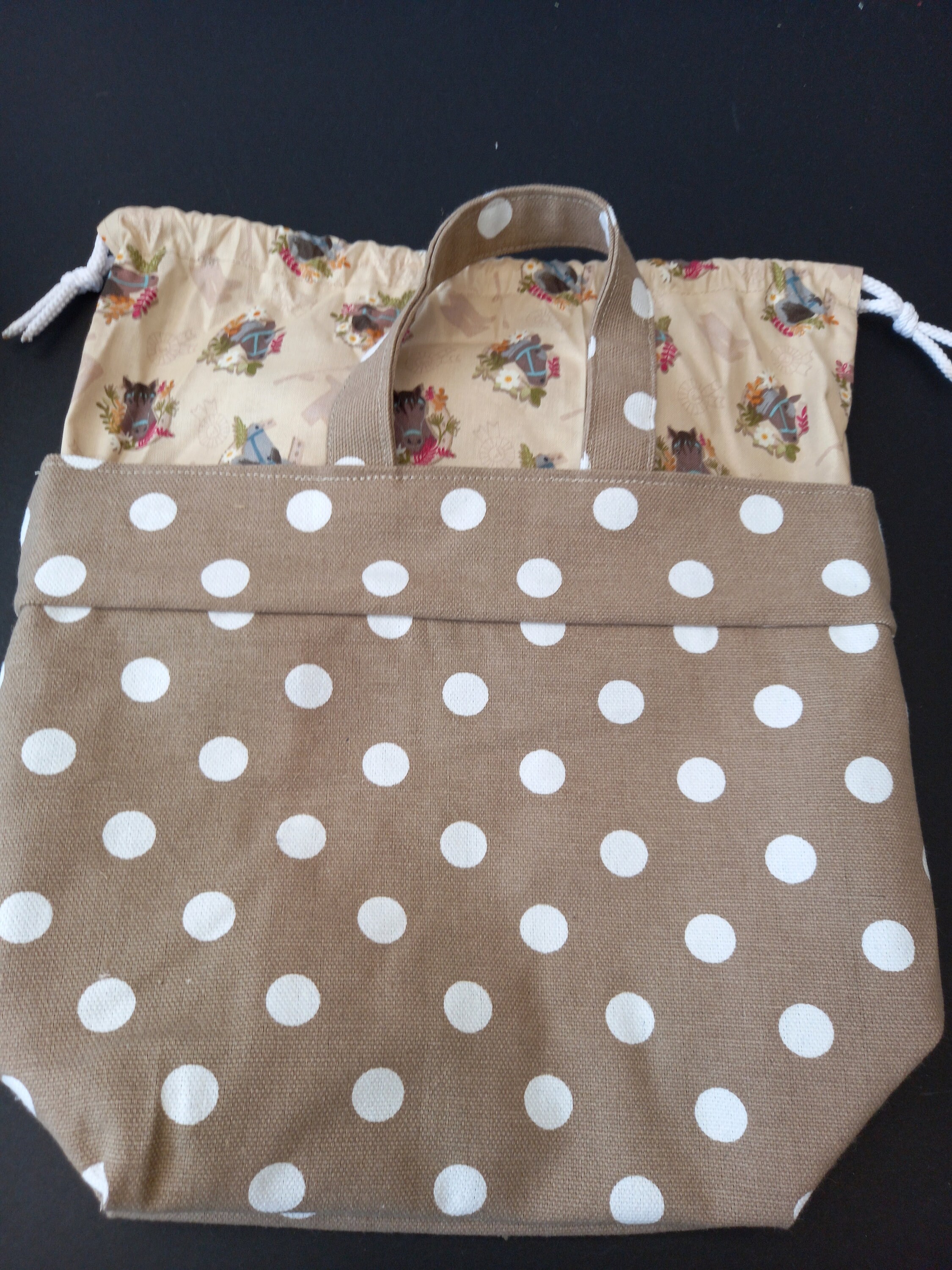 Handmade Drawstring Lunch Bag Etsy