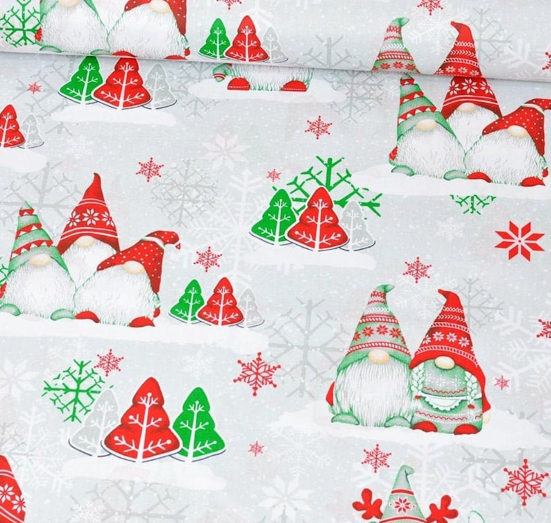 Christmas fabric by the yard Cotton fabric Kids fabric Etsy