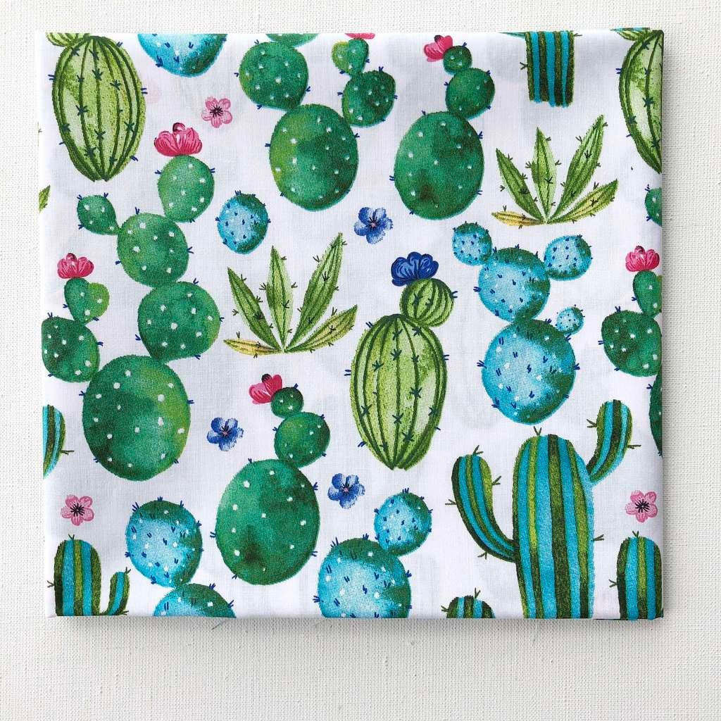 Cactus fabric by the yard Cotton fabric Kids fabric Etsy