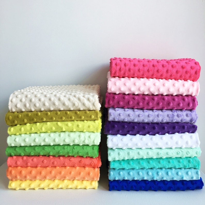 Minky fabric by the yard Cuddle plush Pink minky fabric Etsy