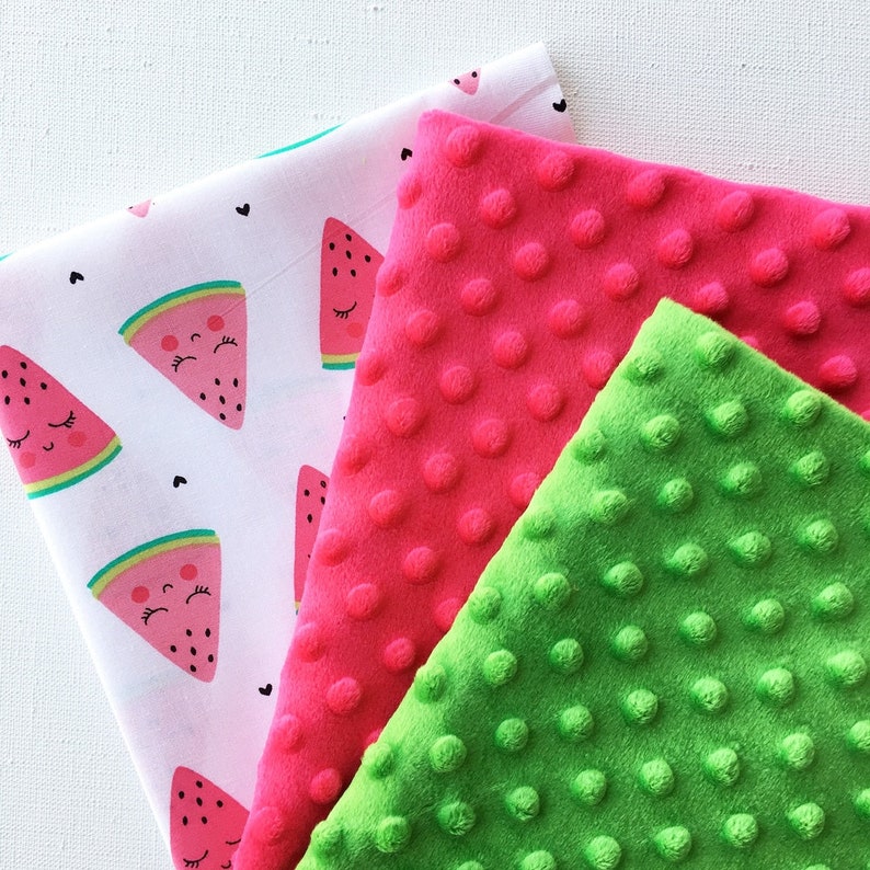Watermelon fabric by the yard Fruit cotton fabric Watermelon Etsy